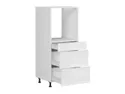 BRW Кухонный шкаф для встраиваемого духового шкафа Tapo Special 60 см с выдвижными ящиками белый экрю, альпийский белый/экрю белый FK_DPS_60/143_2SMB/SMB-BAL/BIEC фото thumb №3