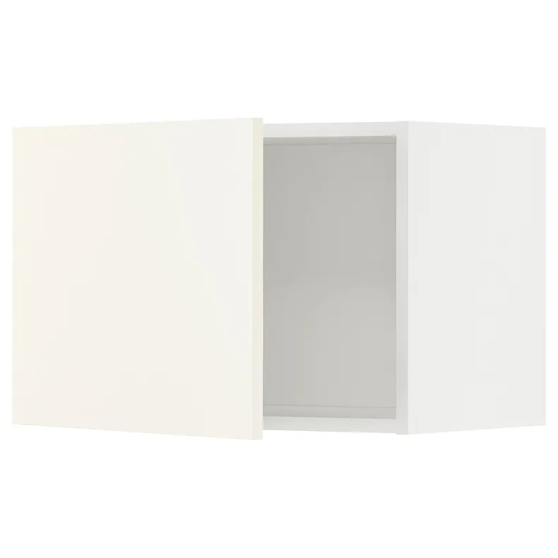IKEA METOD МЕТОД, навісна шафа, білий / ВАЛЛЬСТЕНА білий, 60x40 см 295.072.54 фото №1