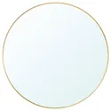 IKEA LINDBYN ЛІНДБЮН, дзеркало, золотистий колір, 80 см 804.855.69 фото thumb №1