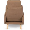 Кресло мягкое с подставкой для ног MEBEL ELITE HENRY, ткань: коричневый фото thumb №12