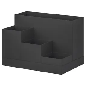 IKEA TJENA ТЙЕНА, підставка д/канцелярського приладдя, чорний, 18x17 см 803.954.89 фото