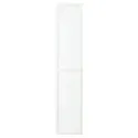 IKEA OXBERG ОКСБЕРГ, скляні дверцята, білий, 40x192 см 902.756.17 фото thumb №1