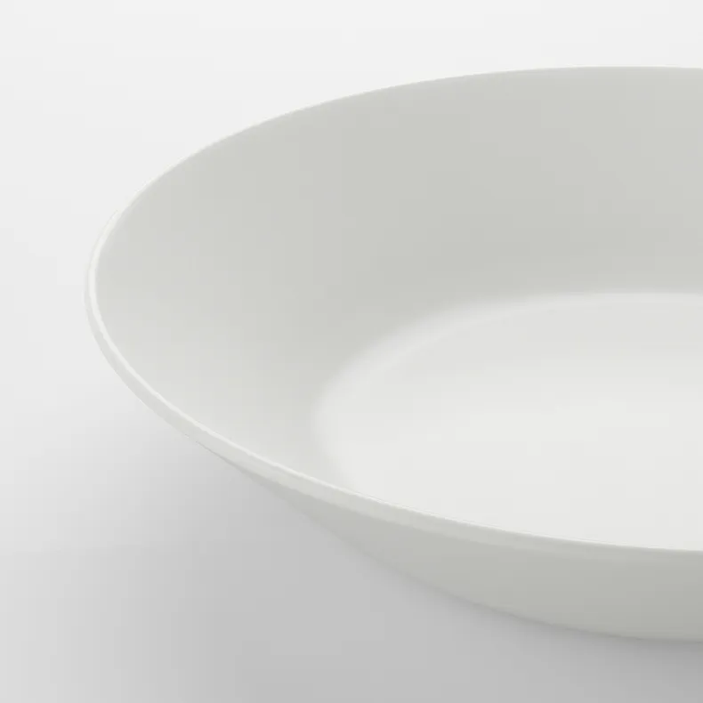 IKEA OFTAST ОФТАСТ, тарелка глубокая, белый, 20 см 003.189.42 фото №2