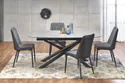 Кухонний стіл розкладний HALMAR CAPELLO 180-240x95 см чорний, сірий фото thumb №2