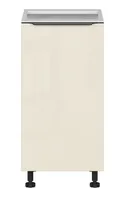 BRW Sole L6 40 см левый кухонный шкаф магнолия жемчуг, альпийский белый/жемчуг магнолии FM_D_40/82_L-BAL/MAPE фото thumb №1