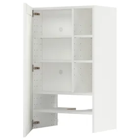 IKEA METOD МЕТОД, настінн шаф д / витяжки з полиц / дверц, білий Енкопінг / білий імітація дерева, 60x100 см 295.041.99 фото