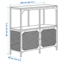 IKEA FJÄLLBO ФЬЕЛЛЬБО, стеллаж, черный, 100x95 см 503.392.92 фото thumb №7