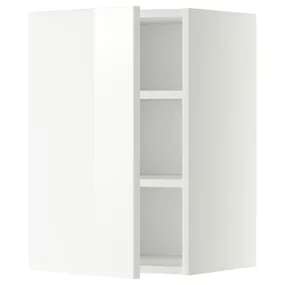 IKEA METOD МЕТОД, навесной шкаф с полками, белый / Рингхульт белый, 40x60 см 794.532.01 фото