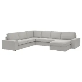 IKEA KIVIK КІВІК, кутовий диван, 5-місний з кушеткою 694.847.07 фото