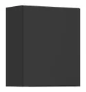 BRW Кухонный гарнитур Sole L6 60 см со сливом, правосторонний черный матовый, черный/черный матовый FM_GC_60/72_P-CA/CAM фото thumb №2