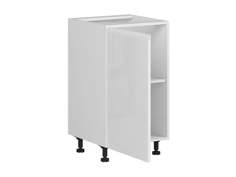 BRW Базовый шкаф для кухни Sole 45 см левый белый глянец, альпийский белый/глянцевый белый FH_D_45/82_L-BAL/BIP фото №3