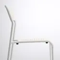 IKEA VANGSTA ВАНГСТА / ADDE АДДЕ, стол и 4 стула, белый / белый, 120 / 180 см 594.830.44 фото thumb №7