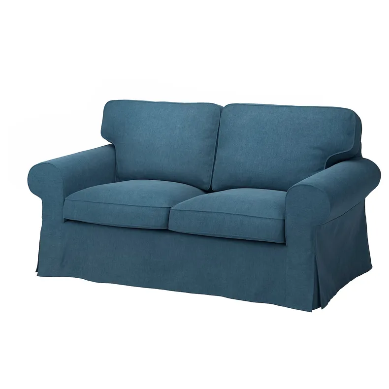 IKEA EKTORP ЕКТОРП, 2-місний диван, Талміра блакитна 794.305.25 фото №1
