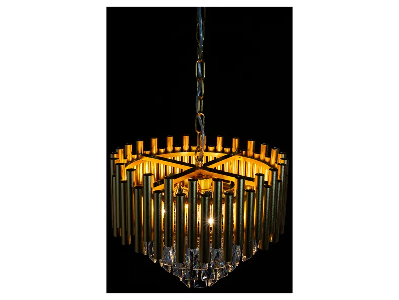 BRW Четырехпозиционный металлический подвесной светильник Bari золотого цвета 092940 фото №5