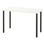 IKEA LAGKAPTEN ЛАГКАПТЕН / ADILS АДІЛС, письмовий стіл, білий / чорний, 120x60 см 294.167.63 фото
