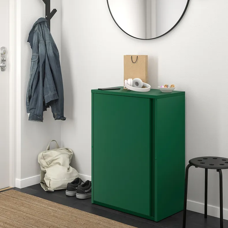 IKEA SUNDSÖ СУНДСЕ, шафа, зелений екстер'єр/інтер'єр, 60x35x86 см 405.563.61 фото №4