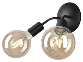 BRW Двухпозиционный потолочный светильник Viggo в стальном черном цвете 086215 фото