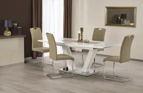 Кухонний стіл HALMAR VISION 160-200x90 см білий фото