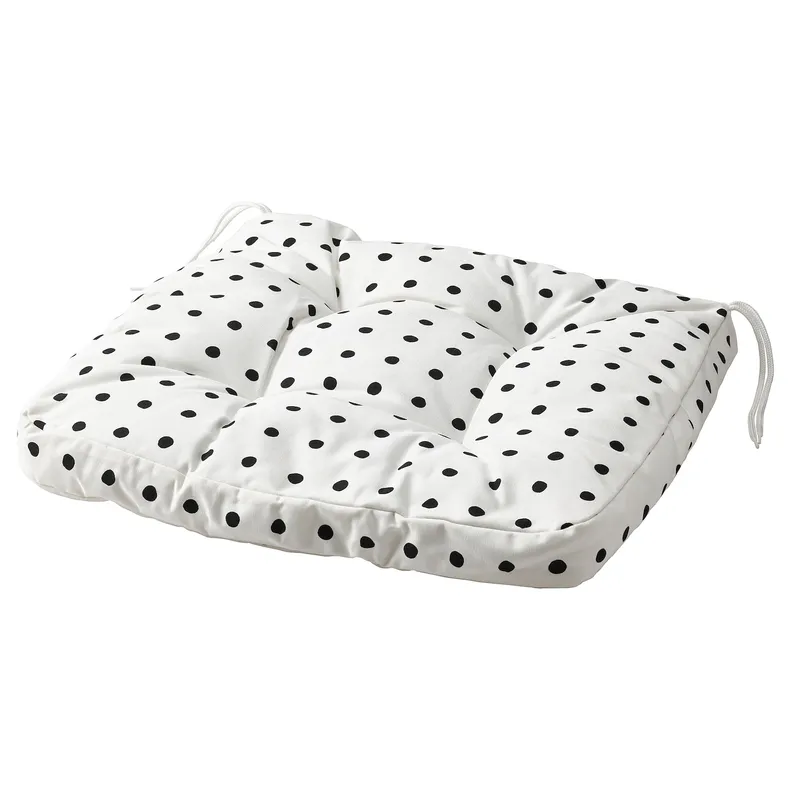 IKEA BJÖRKTRAST БЙЕРКТРАСТ, подушка для дитячого крісла, білий/чорний 205.532.88 фото №1