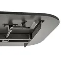 IKEA SEGRARE СЕГРАРЕ, стол-трансформер, тёмно-серый, 110x60 см 405.347.03 фото thumb №6