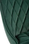 Кухонний стілець HALMAR K450 темно-зелений фото thumb №4