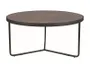 Журнальний стіл SIGNAL ANTILA коричневий (ефект каменю) / чорний 80х40 см фото