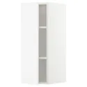 IKEA METOD МЕТОД, навесной шкаф с полками, белый / белый, 30x80 см 594.640.31 фото thumb №1