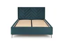 Изголовье кровати HALMAR MODULO W1 160 см темно-зеленого цвета. Монолит 37 фото thumb №5