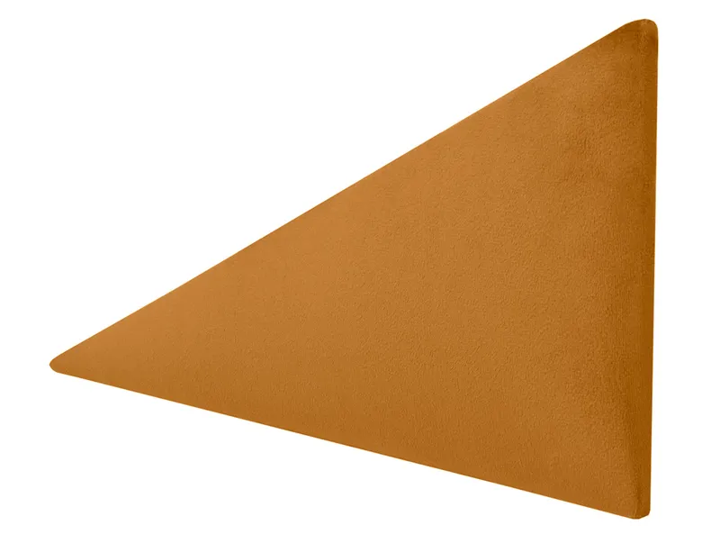 BRW Обитая треугольная панель P 30x15 см желтая 081245 фото №2
