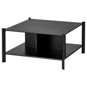 IKEA JÄTTESTA ЭТТЕСТА, журнальный стол, черный, 80x80 см 805.219.11 фото