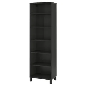 IKEA BESTÅ БЕСТО, шкаф, черно-коричневый, 60x40x202 см 692.849.87 фото