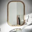 IKEA SOMMARBO СОММАРБУ, дзеркало, ротанг, 53x76 см 605.168.02 фото thumb №3