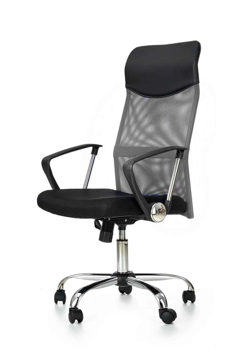Крісло комп'ютерне офісне обертове HALMAR VIRE сірий фото №2
