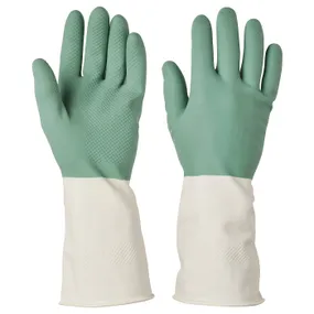 IKEA RINNIG РІННІГ, рукавички для прибирання, зелений, M 404.767.79 фото