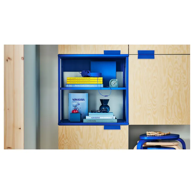 IKEA PLATSA ПЛАТСА, відкритий стелаж, синій, 60x40x60 см 005.596.44 фото №5