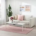 IKEA KNARDRUP КНАРДРУП, килим, короткий ворс, блідо-рожевий, 133x195 см 504.926.13 фото thumb №3