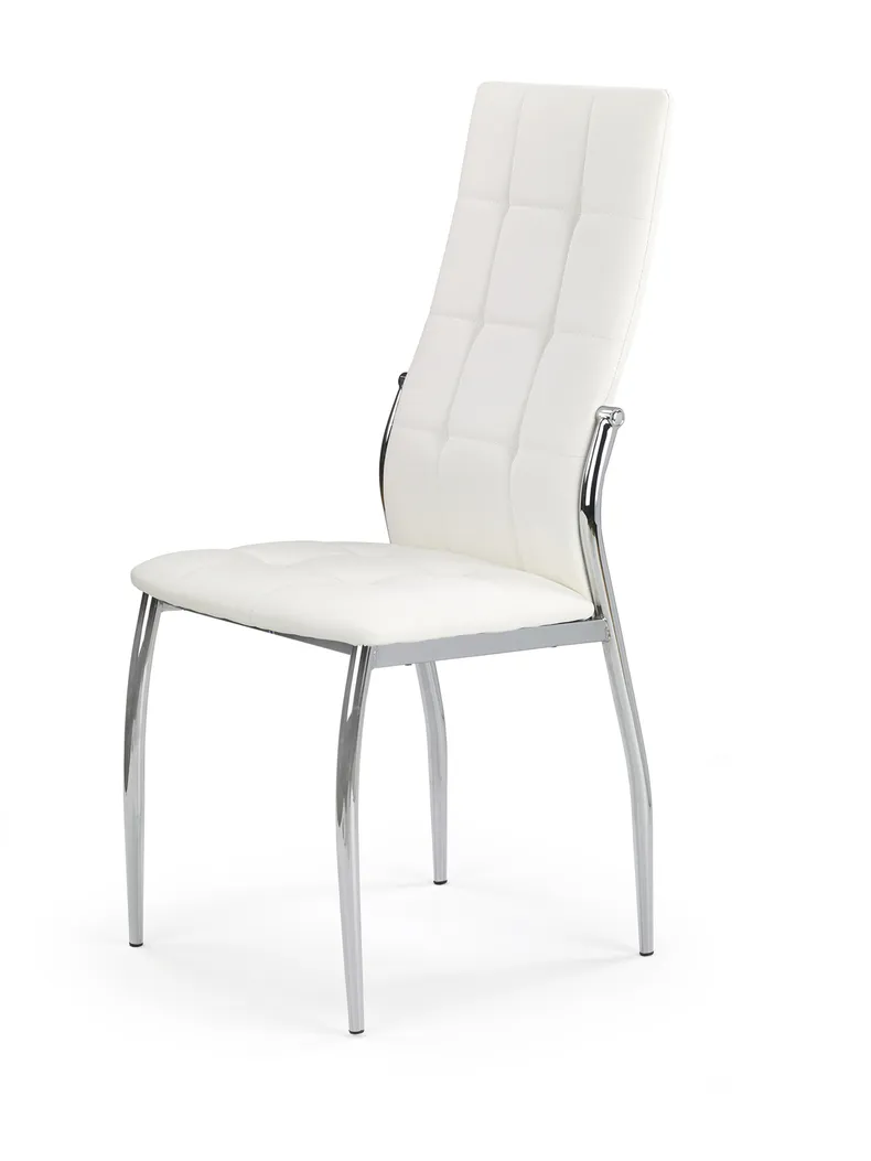 Кухонный стул HALMAR K209 экокожа: белый фото №1