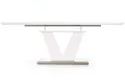 Кухонний стіл HALMAR MISTRAL 160-220x90 см, глянцевий білий фото thumb №5