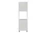 BRW Кухонный духовой шкаф Sole 60 см с ящиками с плавным закрыванием светло-серый глянец, альпийский белый/светло-серый глянец FH_DPS_60/207_2STB/STB/L-BAL/XRAL7047 фото