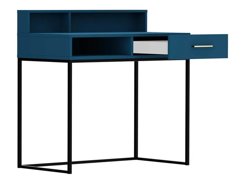 Письменный стол BRW Modeo, 100х55 см, синий BIU1S_10A-BLC/BLC фото №3
