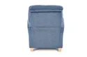 Крісло м'яке HALMAR BARD темно-синій фото thumb №11