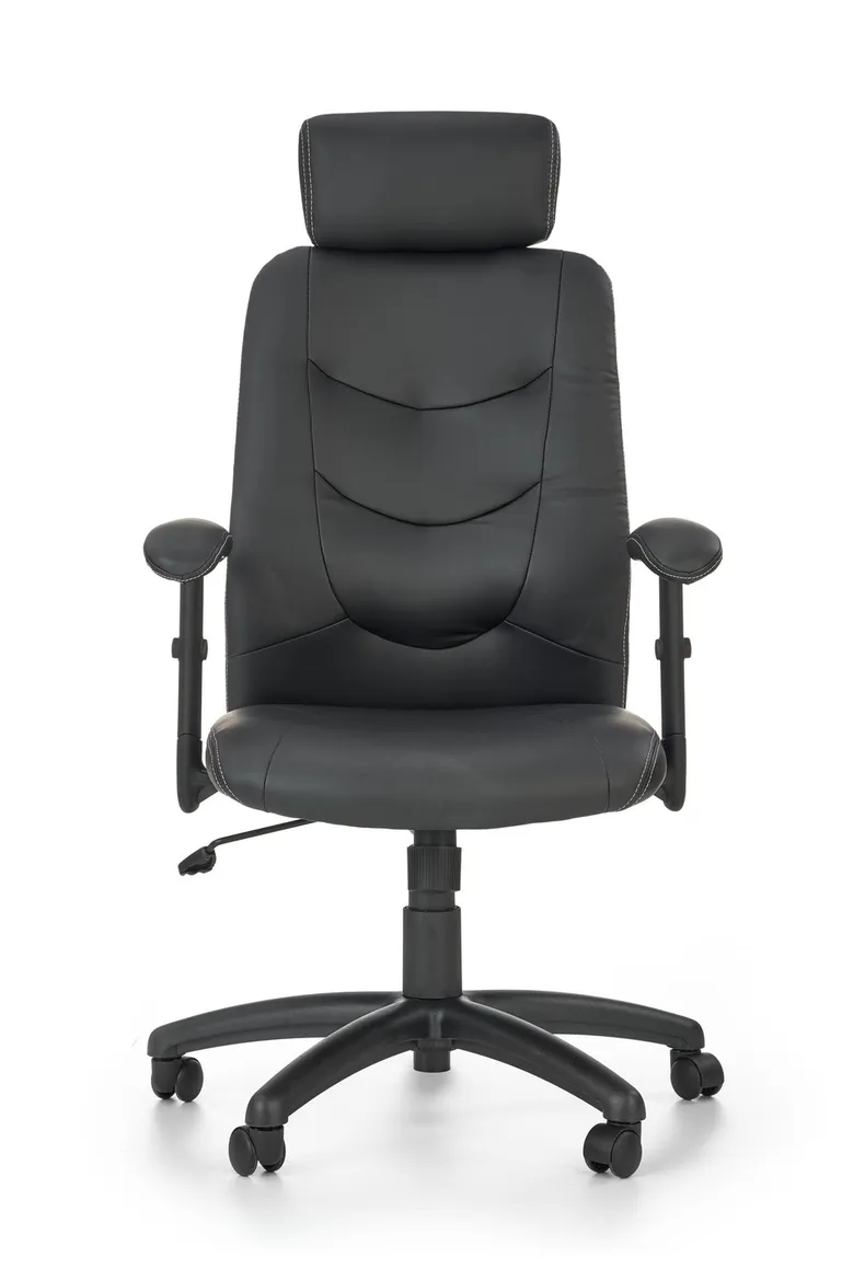 Крісло комп'ютерне офісне обертове HALMAR STILO чорний фото №7