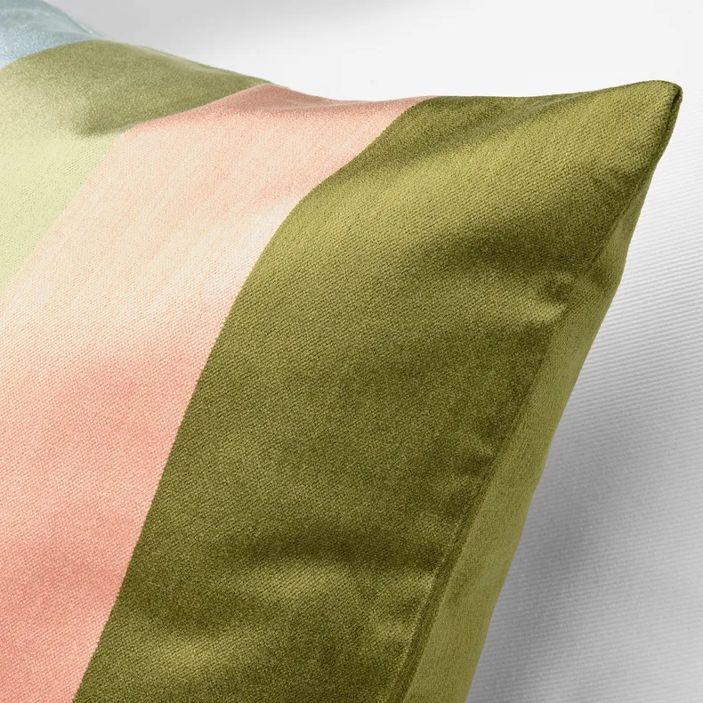 IKEA VATTENVÄN ВАТТЕНВЭН, чехол на подушку, разноцветный / полосатый, 50x50 см 105.432.90 фото №3