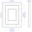 IKEA EDSBRUK ЕДСБРУК, рамка, пофарбовані в чорний колір, 21x30 см 804.276.21 фото thumb №4