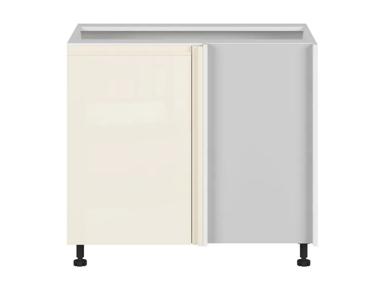 BRW Sole кухонный угловой шкаф правый магнолия глянец встраивается в угол 105x82 см, альпийский белый/магнолия глянец FH_DNW_105/82/60_P/B-BAL/XRAL0909005 фото №1