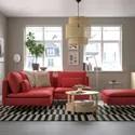 IKEA SÖDERHAMN СЕДЕРХАМН, кутовий диван, 3-місний, Тонеруд червоний 595.144.13 фото thumb №2