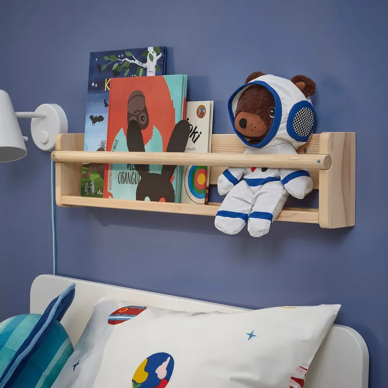 IKEA AFTONSPARV АФТОНСПАРВ, м’яка іграшка в костюмі космонавта, ведмідь, 28 см 405.515.42 фото №5