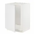 IKEA METOD МЕТОД, напольный шкаф для мойки, белый / Стенсунд белый, 60x60 см 394.699.11 фото thumb №1