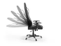 BRW Velo, игровое кресло черно-белое, белый/черный OBR_GAM_VELO-CZARNO/BIALY фото thumb №4