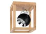 BRW Дерев'яний стельовий світильник Roy коричнево-чорний 073727 фото